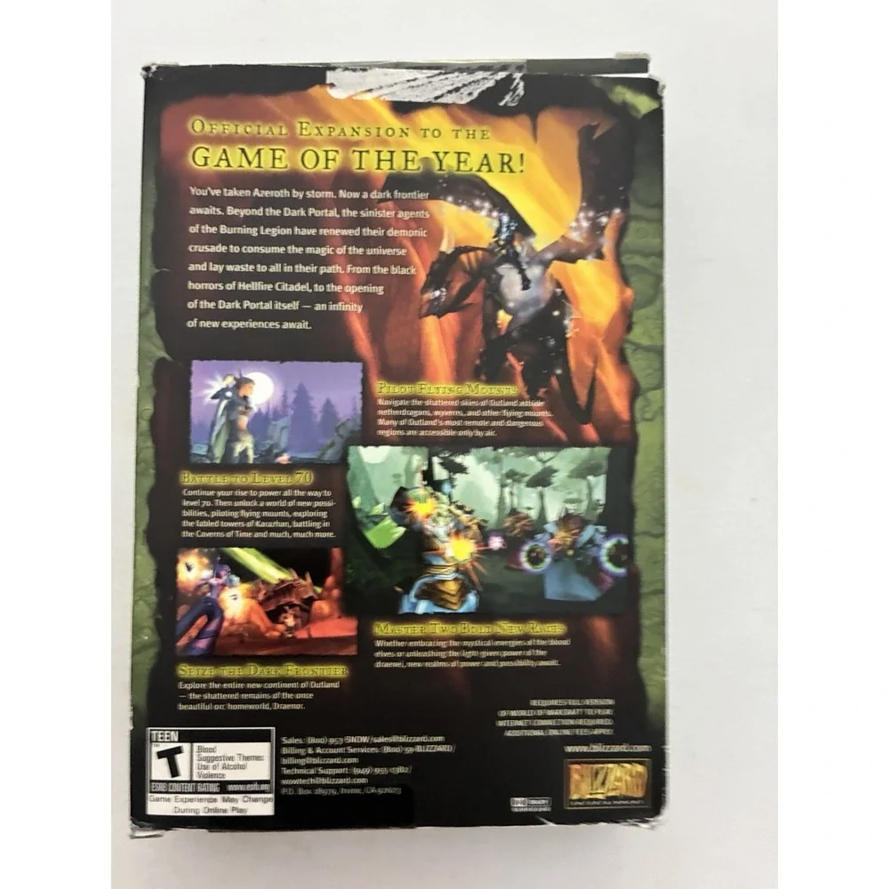 World of Warcraft: The Burning Crusade‎ Expansion Set (2007) PC/MAC Complete